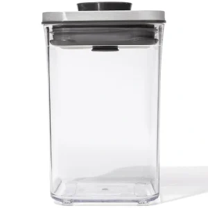 Förvaringsburk POP Steel Kvadratisk 1.0 liter OXO Good Grips