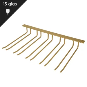 Glashängare Tak Guld 5 rader Hippie de luxe