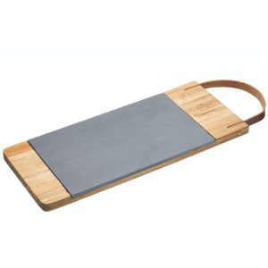 Serveringsbräda akaciaträ och skiffer Artesà