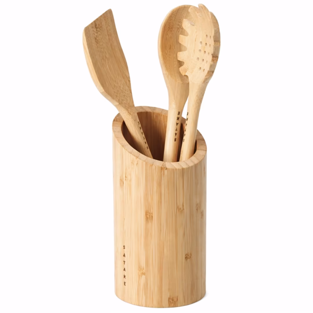 Köksredskap 3st Redskapsställ Bambu Satake