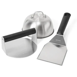 Smash Burger-set Rostfritt 3 delar Satake