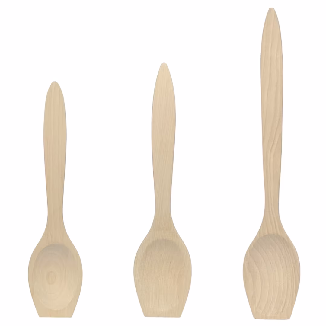 Träskedar i Björkträ 3-pack AT-Line