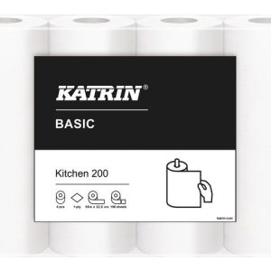 Hushållspapper KATRIN Basic 200, 32 rullar