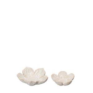Dekorationsfat INGRID porslin, offwhite