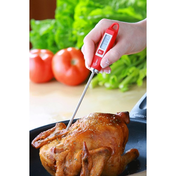 Digital Hushållstermometer, röd - Bild 3
