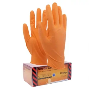 Nitrilhandske Gentle Grip Orange.