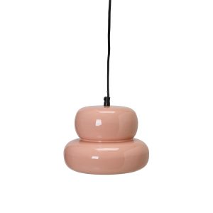 Taklampa PADOVA 22 cm, persikorosa