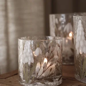 Ljuslykta | Prälisar Crackle glas | Majas Cottage