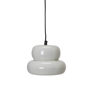 Taklampa PADOVA 22 cm, offwhite